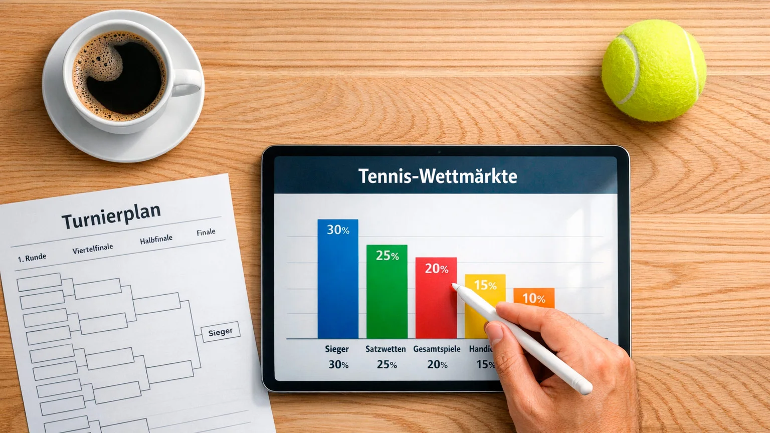 Übersicht der Tennis Wettarten — Siegwette, Handicap, Satzwette und Micro Markets